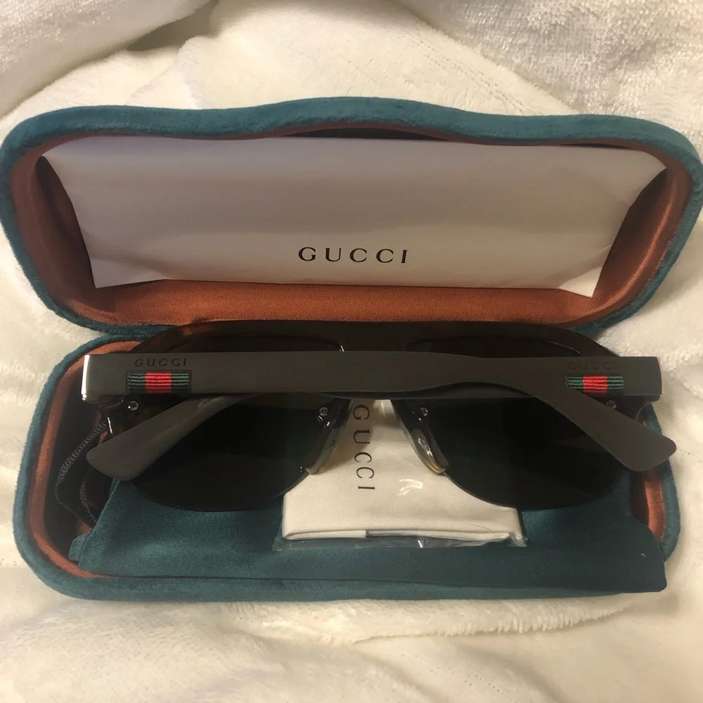 Gucci 59mm Aviator Sunglasses